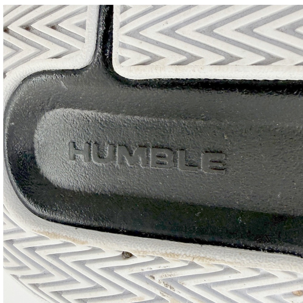 Under Armour Lockdown 5 Basketball Shoes Mens 10 White Black Athletic Shoes - Picture 10 of 11